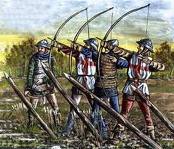 Archers at battle of Agincourt