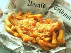 Fish and Chips in newspaper