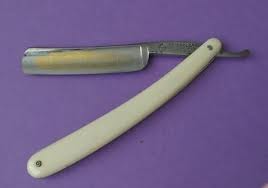 Barber's cut throat razor